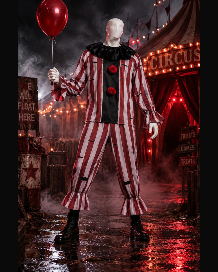 Scary Clown Halloween Costume